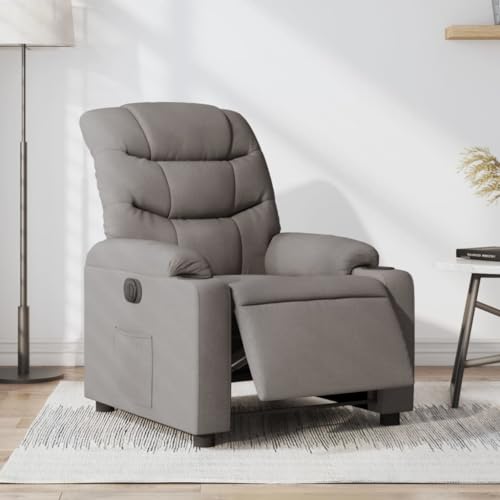 Aiious Relaxsessel Elektrisch Taupe Stoff von Aiious
