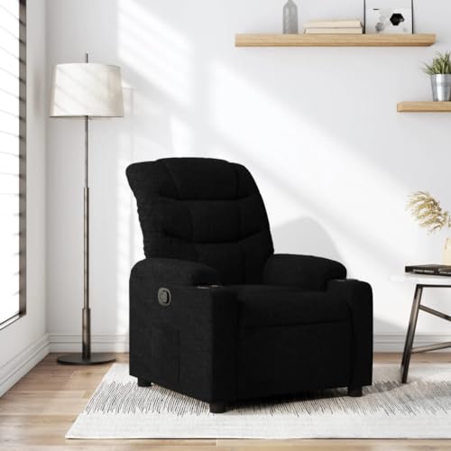 Aiious Relaxsessel Schwarz Stoff von Aiious