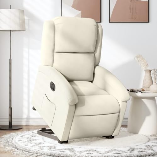 Aiious Relaxsessel mit Aufstehhilfe Elektrisch Creme Samt Aiious Relaxsessel mit Aufstehhilfe Elektrisch Creme Samt von Aiious