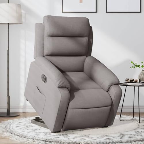 Aiious Elektrischer Relaxsessel mit Aufstehhilfe und Liegefunktion, Taupe Stoff, Bequem für Entspannung,Bequemer elektrischer Relaxsessel mit Aufstehhilfe, 135-Grad Liegefunktion, Stoffbezug Aiious Elektrischer Relaxsessel mit Aufstehhilfe und Liegefunktion, Taupe Stoff, Bequem für Entspannung,Bequemer elektrischer Relaxsessel mit Aufstehhilfe, 135-Grad Liegefunktion, Stoffbezug von Aiious