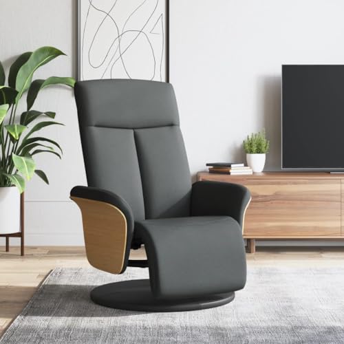 Aiious Relaxsessel mit Fu?Teil Dunkelgrau Stoff Aiious Relaxsessel mit Fu?Teil Dunkelgrau Stoff von Aiious