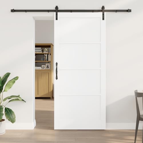Aiious Schiebet¨¹r mit Beschl?ge Set Wei? 93x211 cm Massivholz Kiefer Aiious Schiebet¨¹r mit Beschl?ge Set Wei? 93x211 cm Massivholz Kiefer von Aiious