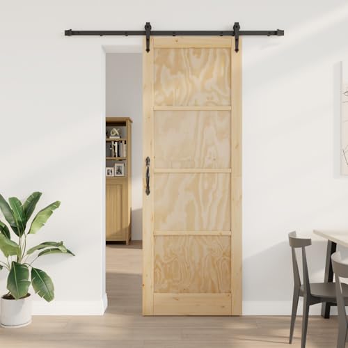 Aiious Schiebet¨¹r mit Hardware Set 83x232 cm Massivholz Kiefer Aiious Schiebet¨¹r mit Hardware Set 83x232 cm Massivholz Kiefer von Aiious