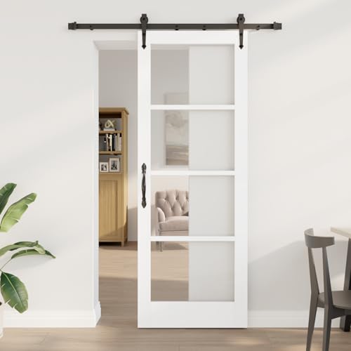 Aiious Schiebet¨¹r mit Hardware-Set 'ORKDAL'Wei? 78x211 cm Aiious Schiebet¨¹r mit Hardware-Set 'ORKDAL'Wei? 78x211 cm von Aiious