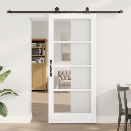 Aiious Schiebet¨¹r mit Hardware-Set 'ORKDAL'Wei? 86x198,5 cm Aiious Schiebet¨¹r mit Hardware-Set 'ORKDAL'Wei? 86x198,5 cm von Aiious