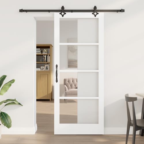 Aiious Schiebet¨¹r mit Hardware-Set 'ORKDAL'Wei? Massivholz & Glas Aiious Schiebet¨¹r mit Hardware-Set 'ORKDAL'Wei? Massivholz & Glas von Aiious