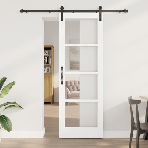 Aiious Schiebet¨¹r mit Hardware-Set 'ORKDAL'Wei? Massivholz & Glas Aiious Schiebet¨¹r mit Hardware-Set 'ORKDAL'Wei? Massivholz & Glas von Aiious