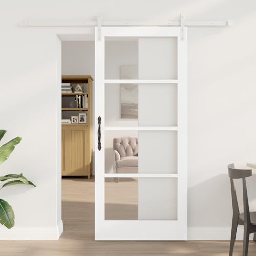 Aiious Schiebet¨¹r mit Hardware-Set 'ORKDAL'Wei?e Massivholz & Glas Aiious Schiebet¨¹r mit Hardware-Set 'ORKDAL'Wei?e Massivholz & Glas von Aiious