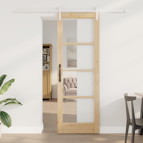 Aiious Schiebet¨¹r mit Hardware-Set "ORKDAL" aus massivem Holz und Glas Aiious Schiebet¨¹r mit Hardware-Set "ORKDAL" aus massivem Holz und Glas von Aiious