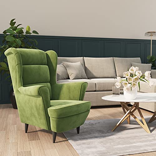 Aiious Sessel Hellgr¨¹n Samt von Aiious