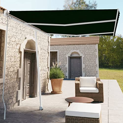 Aiious Standmarkise Manuell Einziehbar 350x250 cm Anthrazit - UV- und wasserbest?ndig f¨¹r Au?enbereiche Aiious Standmarkise Manuell Einziehbar 350x250 cm Anthrazit - UV- und wasserbest?ndig f¨¹r Au?enbereiche von Aiious