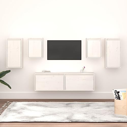 Aiious TV-Schrank H?ngeschrank aus Massivholz Kiefer f¨¹r B¨¹Cher Sammlerst¨¹cke Dekoration Wei? Waschbar Einfache Montage Wohnzimmer Deko M?Bel Aiious TV-Schrank H?ngeschrank aus Massivholz Kiefer f¨¹r B¨¹Cher Sammlerst¨¹cke Dekoration Wei? Waschbar Einfache Montage Wohnzimmer Deko M?Bel von Aiious