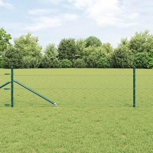 Dekorativer Sichtschutzzaun Gruen 40 cm x 100 m mit stabilen Pfosten fuer Garten und Tierbereich Dekorativer Sichtschutzzaun Gruen 40 cm x 100 m mit stabilen Pfosten fuer Garten und Tierbereich von Aiious