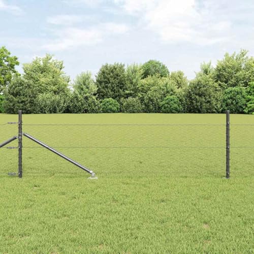 Dekorativer Zaun fuer Garten 0,8 x 50 m Grau Korrosionsschutz fuer lange Haltbarkeit Dekorativer Zaun fuer Garten 0,8 x 50 m Grau Korrosionsschutz fuer lange Haltbarkeit von Aiious