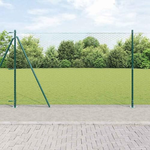 Hochwertiger Aussen-Zaun mit Pfosten 1.4 x 50 m UV-bestaendig und wetterfest fuer Garten und Terrasse Hochwertiger Aussen-Zaun mit Pfosten 1.4 x 50 m UV-bestaendig und wetterfest fuer Garten und Terrasse von Aiious