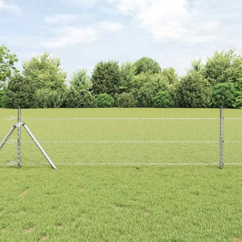 Hochwertiger Tierzaun Silber 0,6 x 100 m wetterfest UV-bestaendig fuer Garten und Terrasse Hochwertiger Tierzaun Silber 0,6 x 100 m wetterfest UV-bestaendig fuer Garten und Terrasse von Aiious