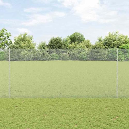 Modernes Stahl-Zaunsystem 1.4 x 50 m in Silber, Einfache Montage, Ideal fuer Gaerten und Terrassen Modernes Stahl-Zaunsystem 1.4 x 50 m in Silber, Einfache Montage, Ideal fuer Gaerten und Terrassen von Aiious