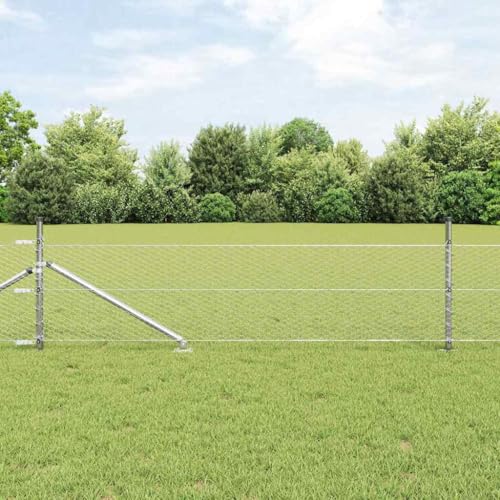 Robuster Gartenzaun 0.8x100m silber mit UV-bestaendiger PVC-Beschichtung fuer langfristigen Einsatz Robuster Gartenzaun 0.8x100m silber mit UV-bestaendiger PVC-Beschichtung fuer langfristigen Einsatz von Aiious