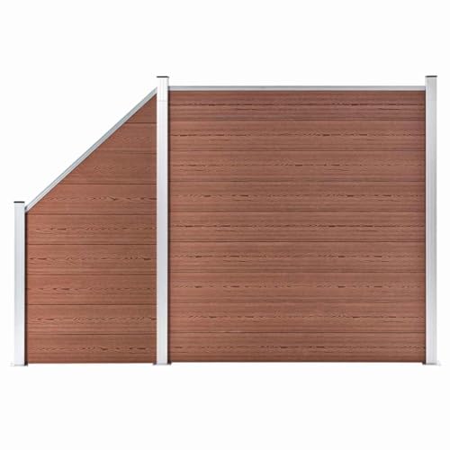 WPC-Zaunpanel-Set mit 18 Platten und 3 Pfosten ¨C Wetterbestaendig, pflegeleicht, erweiterbar WPC-Zaunpanel-Set mit 18 Platten und 3 Pfosten ¨C Wetterbestaendig, pflegeleicht, erweiterbar von Aiious