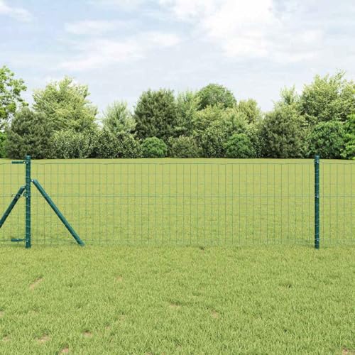 Zaunsystem Gruen Pulverbeschichtet 0.6 m x 50 m Robuster Stahlzaun fuer Outdoor Bereich Zaunsystem Gruen Pulverbeschichtet 0.6 m x 50 m Robuster Stahlzaun fuer Outdoor Bereich von Aiious