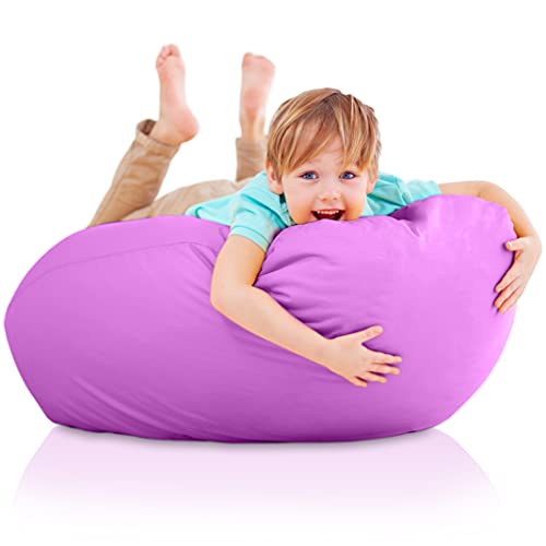 Aiire Gaming Sitzsack Kinder Jungen mit Füllung - Bodenkissen, Sessel oder Sitzkissen - Sofa Couch fur Kuschelecke Kinderzimmer Ideen - Kindersessel Rosa für Mädchen - Baby Sofa von Aiire