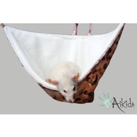 Deep Corner Pouch Hängematte Für Ratten, Handgemachte Baumwolle Und Fleece von Aikida