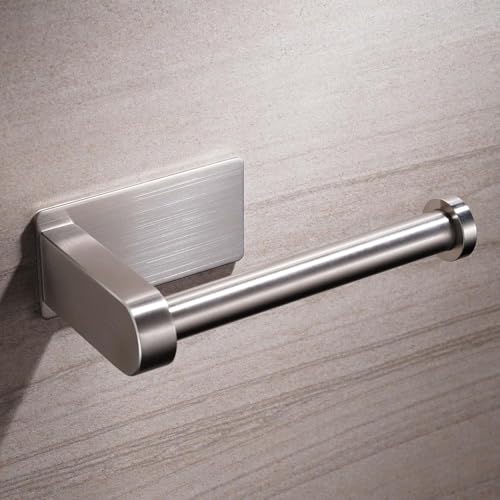 Toilettenpapierhalter ohne Bohren, Klopapierhalter Selbstklebend, Edelstahl Klorollenhalter, Wc Papier Halterung Rollenhalter mit Kleber für Badzimmer, Packung mit 2 Toilettenpapierhalter ohne Bohren, Klopapierhalter Selbstklebend, Edelstahl Klorollenhalter, Wc Papier Halterung Rollenhalter mit Kleber für Badzimmer, Packung mit 2 von Aikzik
