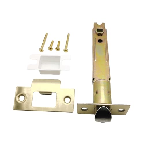 Ailan Dreiriegelschlosszunge, Aluminiumlegierung, Rückwandriegel, verlängert um 5 Zoll, Badezimmer Schließzylinder aus Zinklegierung, Gold Ailan Dreiriegelschlosszunge, Aluminiumlegierung, Rückwandriegel, verlängert um 5 Zoll, Badezimmer Schließzylinder aus Zinklegierung, Gold von Ailan