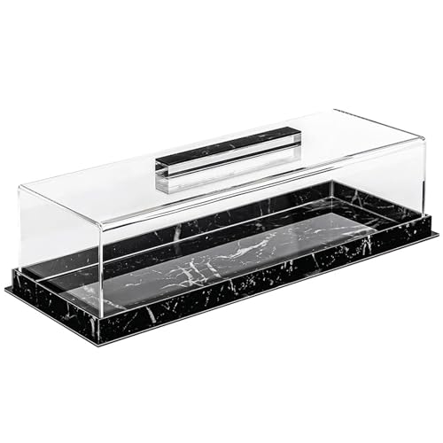 Ailan Gekühlte Kuchenvitrine, Bäckereivitrine, Serviertablett, Gebäck Servierständer, Lebensmittelvitrine, Acryl Gebäckvitrine , A von Ailan