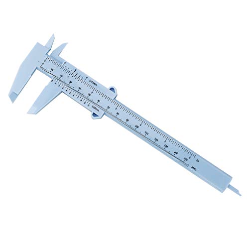 Ailan Messschieber 150 mm Kunststoff-Schieblehre Caliper Tragbarer Measure Ruler für Holzbearbeitungsmetallverarbeitung, Blau Ailan Messschieber 150 mm Kunststoff-Schieblehre Caliper Tragbarer Measure Ruler für Holzbearbeitungsmetallverarbeitung, Blau von Ailan