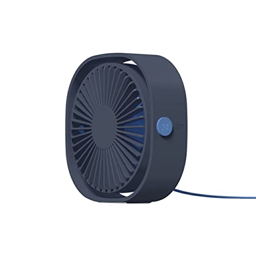 Ailan Mini USB Tischventilator, tragbares Büro, Wohnheim, Tisch, elektrische Ventilatoren, tragbares Sommer Outdoor Sport Luftkühlgerät, Blau von Ailan