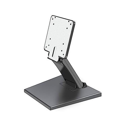 Ailan Monitorständer 75 mm Desktop Faltbares Regal PC LCD TV Halterung Aufhänger Einstellbare Touchscreen Unterstützung für 17 24 Zoll, Schwarz von Ailan