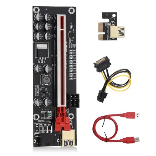 Ailan PCI E Adapterkartenkonverter LED Anzeige PCI Extender mit USB 3.0 Kabel Schnelle Datenübertragungsgeschwindigkeit Desktop PC von Ailan