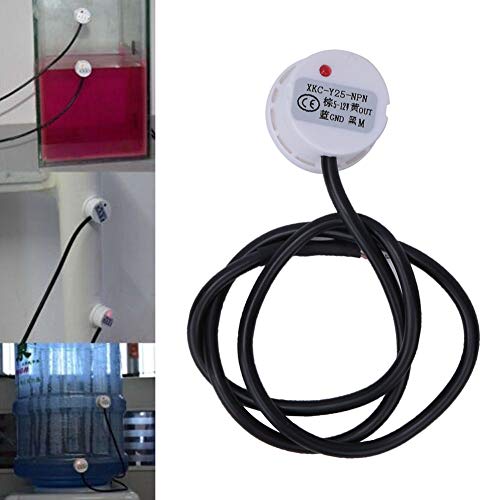 Ailao Flüssigkeitsstandsensoren, Füllstandsensor Berührungslose NPN-Ausgangsschnittstelle IP67 Wasserdicht XKC Y25-NPN 5–12V von Ailao