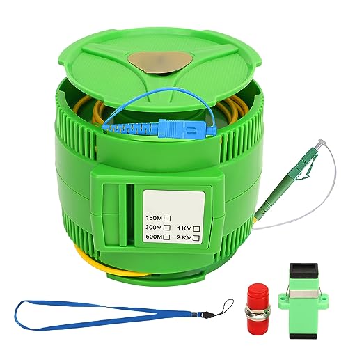Ailao OTDR-Startkabelbox, Tragbares OTDR-Glasfaser-Startkabel SCUPC LCAPC Stecker Singlemode-Glasfasertest-Verlängerungskabel (300M) von Ailao