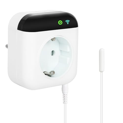 Ailao Smart Thermostat Steckdose Temperaturregler 230V WLAN Thermostat Programmierbares WiFi Thermostat Alexa Temperaturschalter Smart Voice Control Kompatibel mit Alexa und Google Assistant. Ailao Smart Thermostat Steckdose Temperaturregler 230V WLAN Thermostat Programmierbares WiFi Thermostat Alexa Temperaturschalter Smart Voice Control Kompatibel mit Alexa und Google Assistant. von Ailao