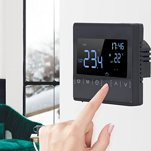 Intelligenter Thermostat Programmier Barer Digitaler Thermostat-intelligentes Touchscreen-Heim Thermostat Für Heim-Hotel-Büro-Schweiß Raum AC85V Bis 250V von Ailao