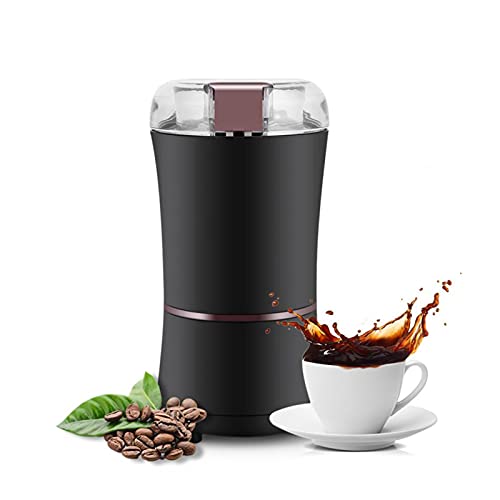 Ailao Kaffeemühle Elektrische, Elektrische Gewürz und Kaffeemühle mit Bürste 400W Mini Küche Salz Pfeffermühle Kaffeebohnen Gewürzmühle von Ailao