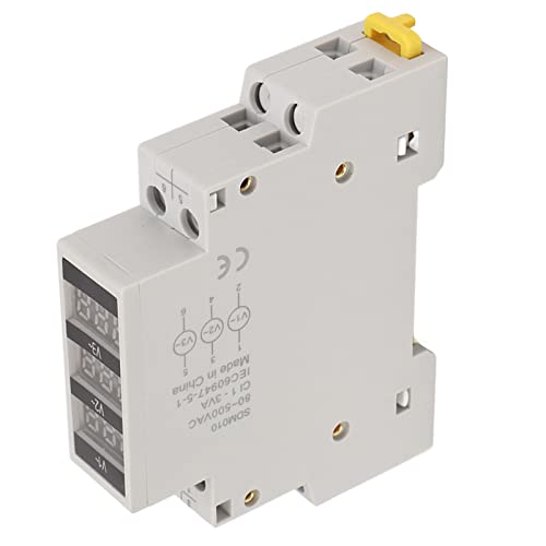 Spannungsprüfer Spannungsmesser Voltmeter 3-Phasen-Digitalanzeige AC 80‑500 V DIN-Schienenmontage Für Elektrische Messungen von Ailao