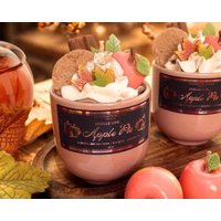 Apfelkuchen Duftkerze, Herbst, Bio Sojawachs Dessertkerze, Halloween von AileensTreasureBox