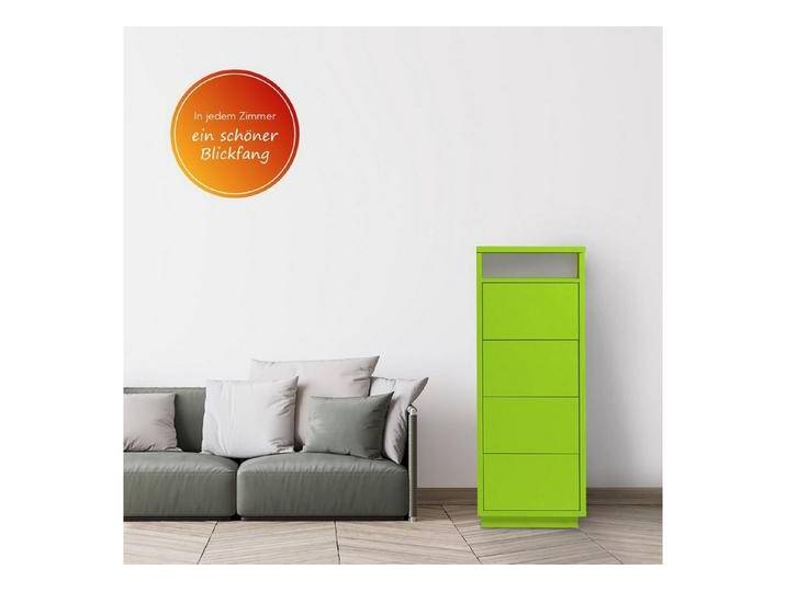 Aileenstore Sideboard Eyecatcher, Push-to-open-Funktion Ablagefach Kabeldurchlass, grün, Spanplatte von Aileenstore