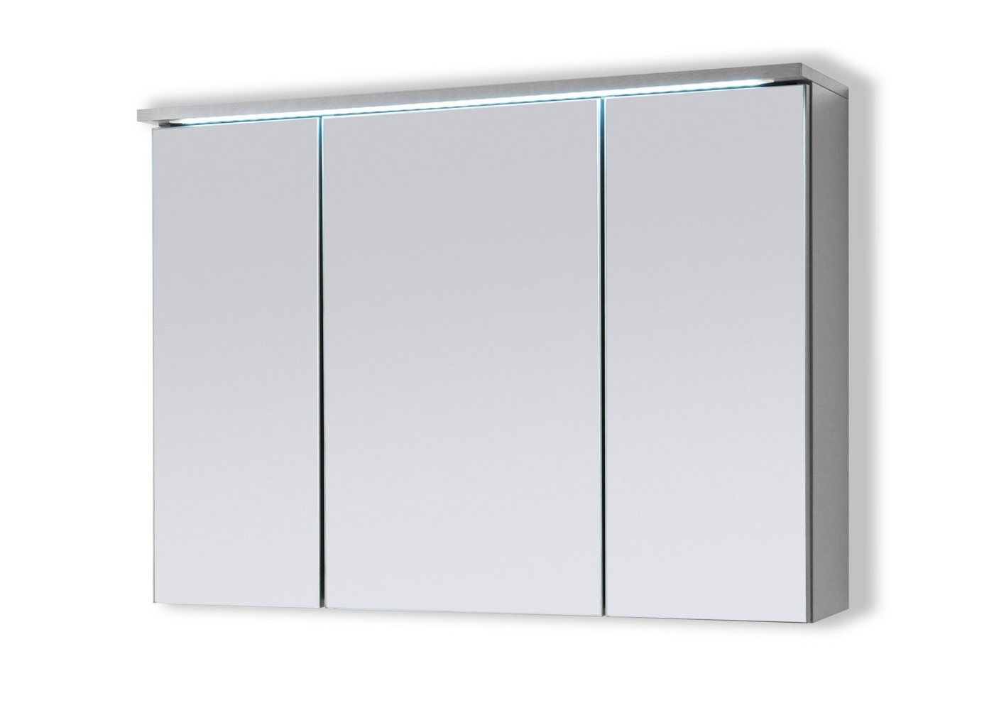 Aileenstore Spiegelschrank DUO Breite 100 cm, Schalter-/Steckdosenbox, LED-Beleuchtung von Aileenstore