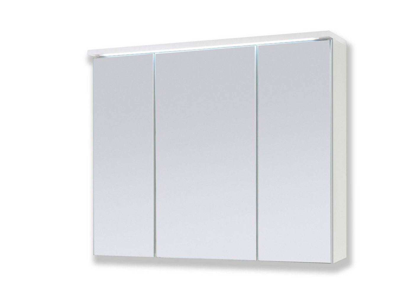 Aileenstore Spiegelschrank DUO Breite 80 cm, Schalter-/Steckdosenbox, LED-Beleuchtung von Aileenstore
