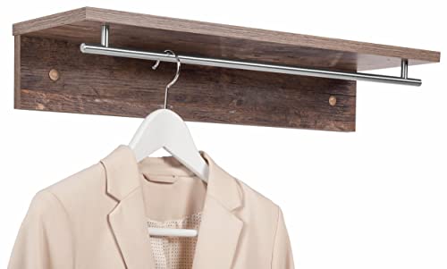W.Schildmeyer Hutablage Beli Wandgarderobe Flurregal Panamaeiche von Aileenstore
