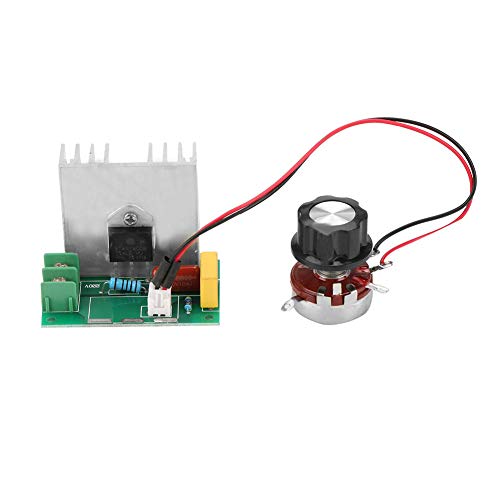 Ailgely 25A Motor Speed Controller, 0-220 V Spannungsregler, LED-Dimmer für Lampe oder Haushaltsgeräte, Serienverbindung mit Präzisions-Multi-Ring-Potentiometer Zum Dimmen, Ailgely 25A Motor Speed Controller, 0-220 V Spannungsregler, LED-Dimmer für Lampe oder Haushaltsgeräte, Serienverbindung mit Präzisions-Multi-Ring-Potentiometer Zum Dimmen, von Ailgely