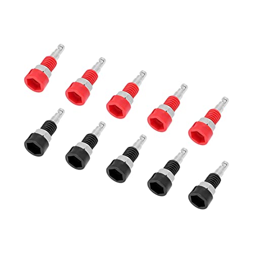 Ailgely 2mm Banane Female Jack Socket Multimeter-Testsondenbindung nach Dem Terminal für Industriegeräte, Messing-ABS-Material, 30 V AC-60 V DC 10A Hochtemperaturwiderstand, Einfache Ailgely 2mm Banane Female Jack Socket Multimeter-Testsondenbindung nach Dem Terminal für Industriegeräte, Messing-ABS-Material, 30 V AC-60 V DC 10A Hochtemperaturwiderstand, Einfache von Ailgely