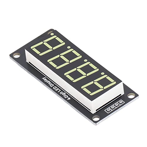 Ailgely 4 Bits 7 Segmente LED-Digital Anzeige Modul mit Stabile Leistung, Plug and Play für Uhr Modul 0,56 Zoll (MRA172C Weiß) von Ailgely