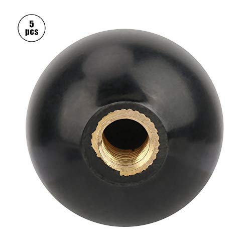 Ailgely 5pcs BM8*30 Bakelitkugelknopfgriff mit Eingebauter Kupferschraubenmutter, Premium-Material, Einfach zu Installieren, für Werkzeugmaschinen Geeignet, Exquisite Verarbeitung, Ailgely 5pcs BM8*30 Bakelitkugelknopfgriff mit Eingebauter Kupferschraubenmutter, Premium-Material, Einfach zu Installieren, für Werkzeugmaschinen Geeignet, Exquisite Verarbeitung, von Ailgely
