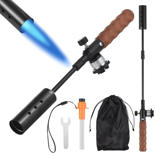 Ailgely Gasbrenner Dachbrenner Abflammgeräte Propanbrenner, Längenverstellbarer Unkrautbrenner für Propangasflaschen mit Flammenkontrollventil und Anti-Rutsch-Griff, Anzünder Ailgely Gasbrenner Dachbrenner Abflammgeräte Propanbrenner, Längenverstellbarer Unkrautbrenner für Propangasflaschen mit Flammenkontrollventil und Anti-Rutsch-Griff, Anzünder von Ailgely