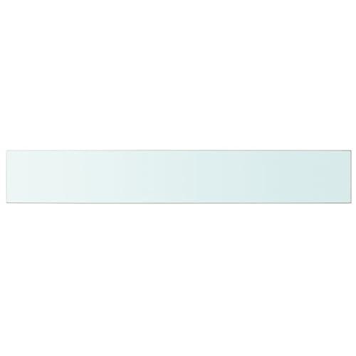 Ailgely Glasboden Glasscheibe Glasplatte, Glasregal Glasablage Wandregal Glas Bad-Regal Glas Badezimmer Regal Badablage Ablageregal für Glasregal Transparent 100 cm x 15 cm von Ailgely